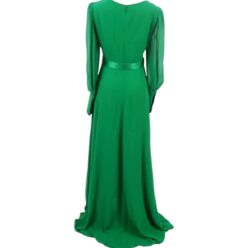 ESCADA GOWN WITH BISHOP SLEEVES - Picture 7 of 8
